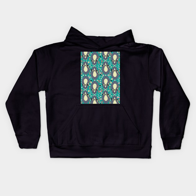 Little bears and flowers Kids Hoodie by cocodes